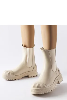 Albanese beige ankle boots