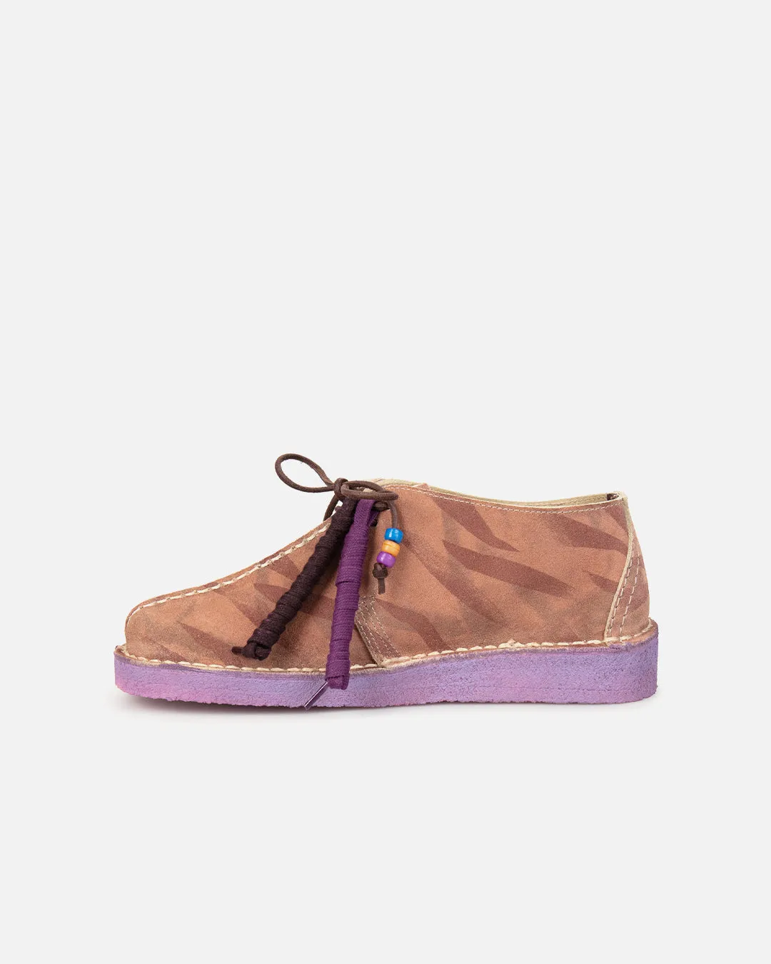 Aries x Clarks Originals Desert Trek - Stylish Brown Multi Colorway
