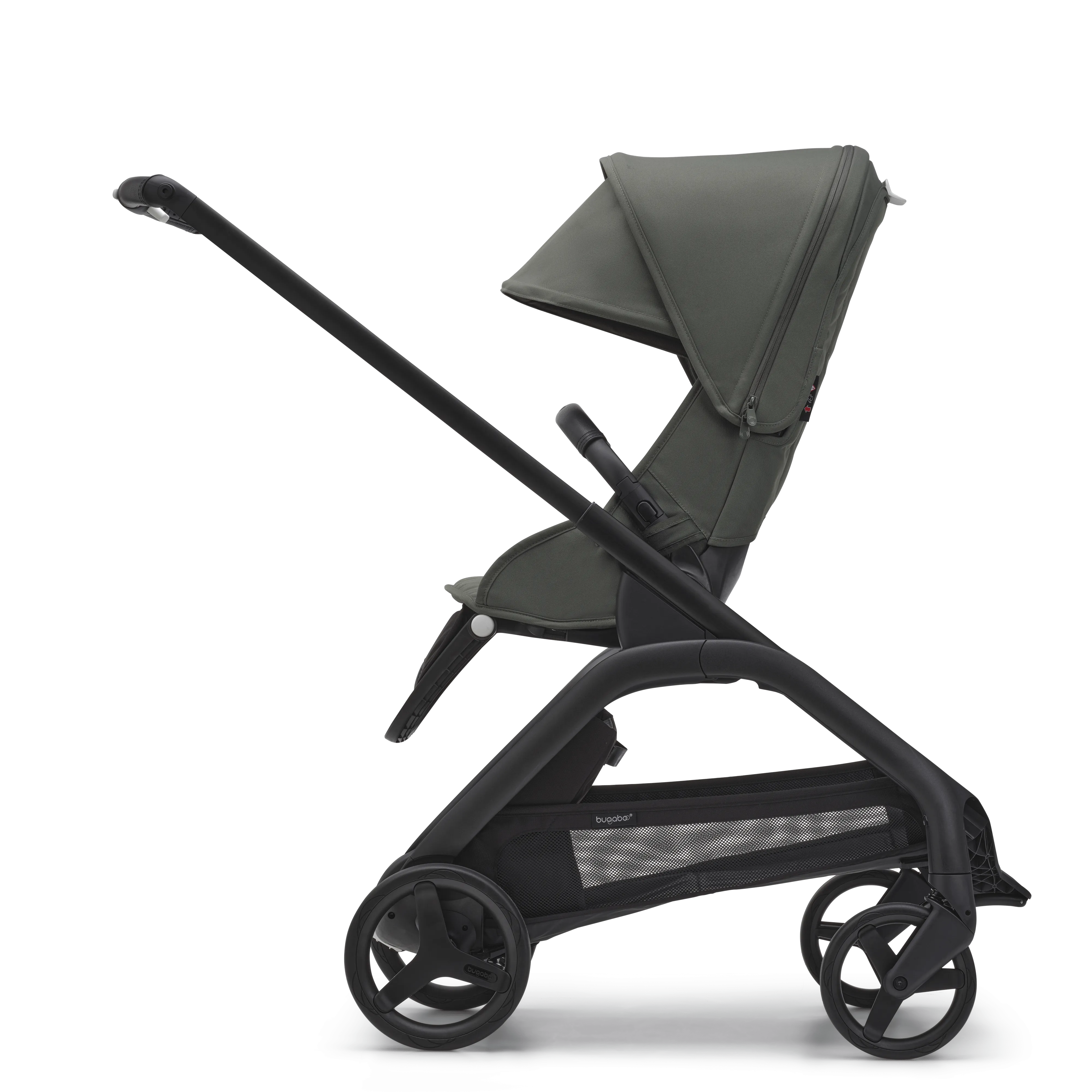 Bugaboo Dragonfly Stroller - Black/Forest Green/Forest Green