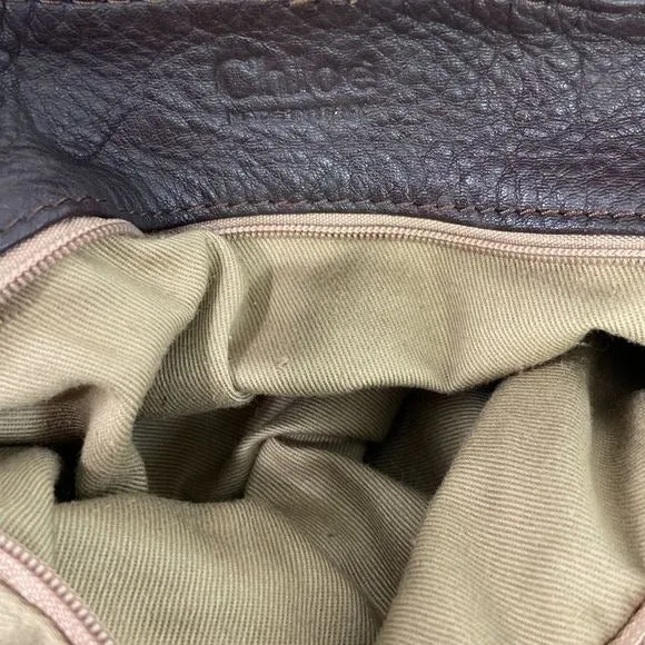 Chloe 2007 Paddington Brown Leather Bag with Lock and Key - Vintage Edition