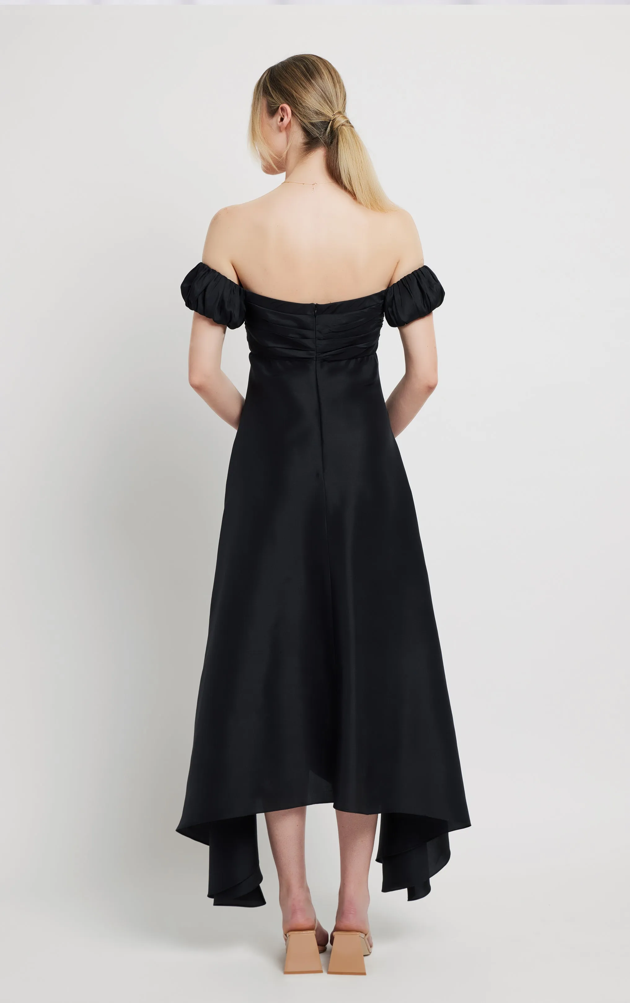 Chloe Silk Dress - Black