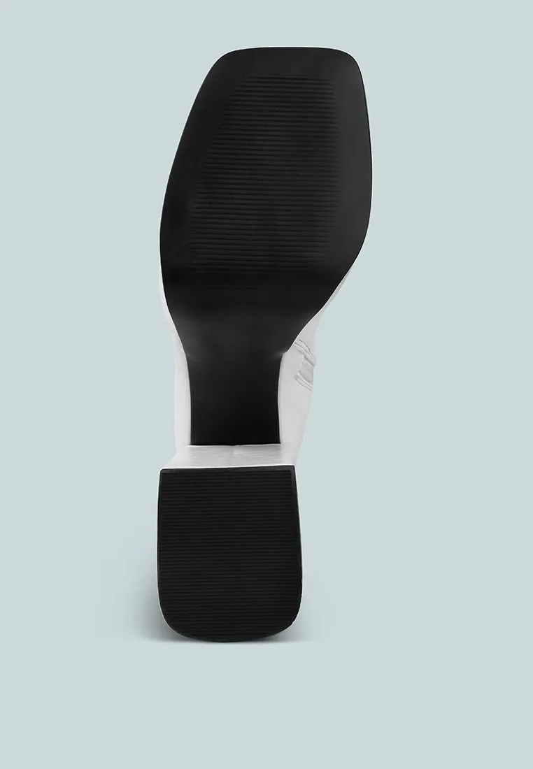 fanning platform long boots by London Rag