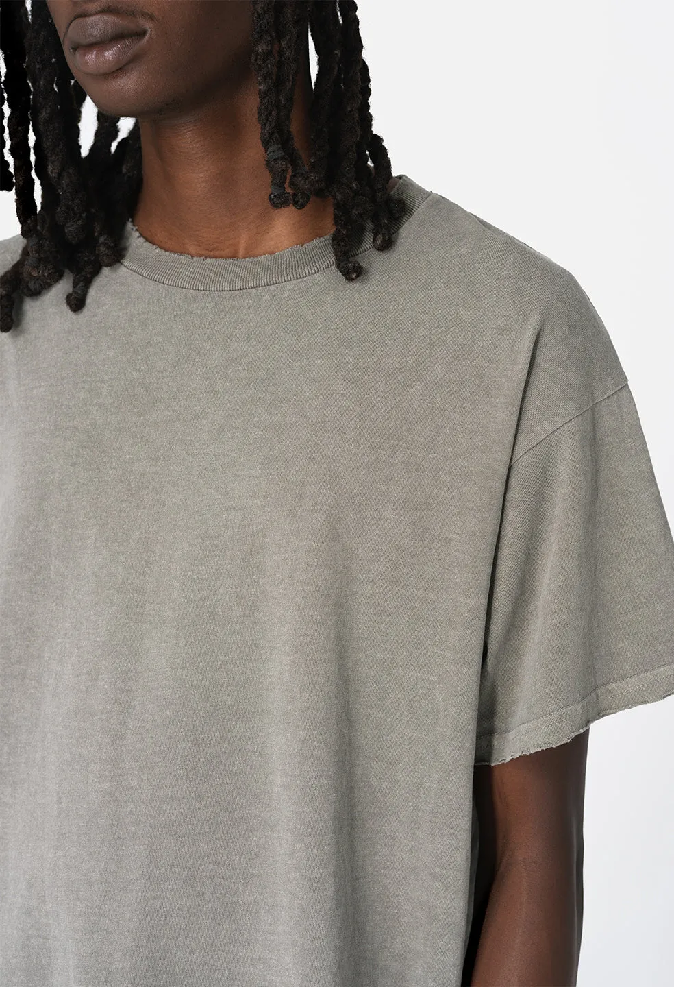 Folsom Cropped Tee / Mist