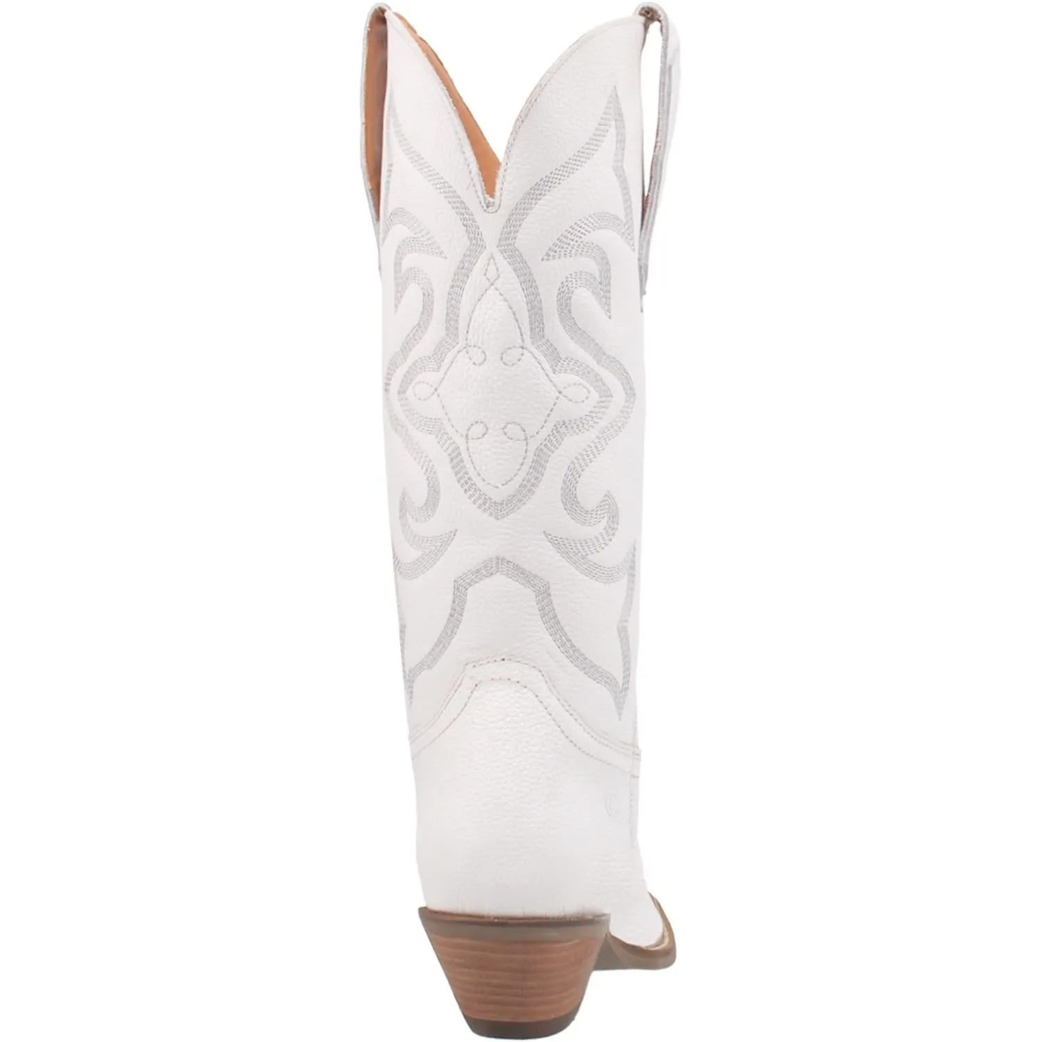 Homeward Bound White Smooth Leather Boots (DS) - BACKORDER OCTOBER 2024