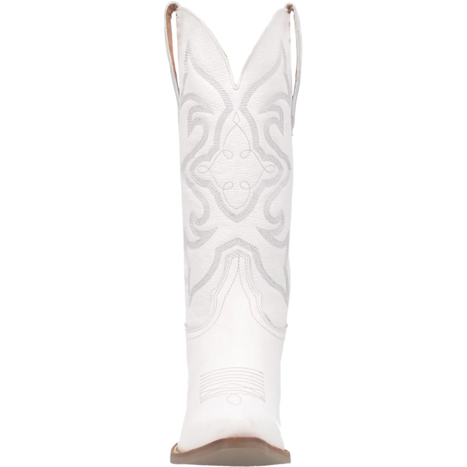 Homeward Bound White Smooth Leather Boots (DS) - BACKORDER OCTOBER 2024