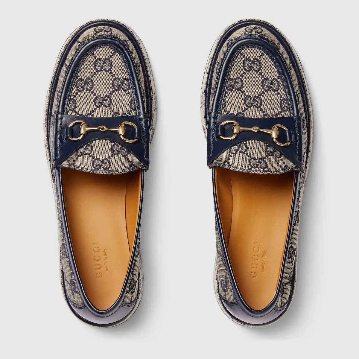 Horsebit wedge loafer