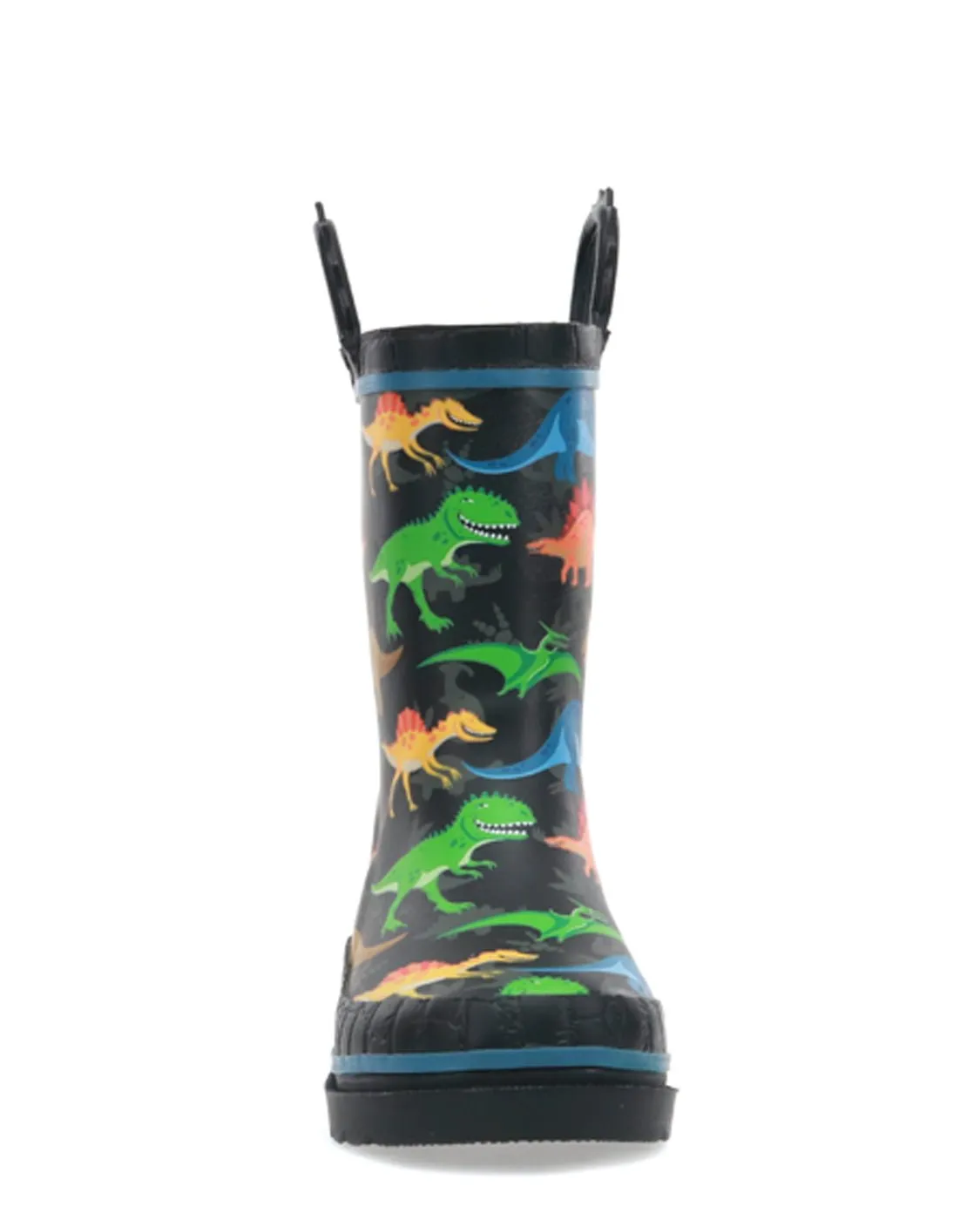 Kids Dino World Rain Boot - Black
