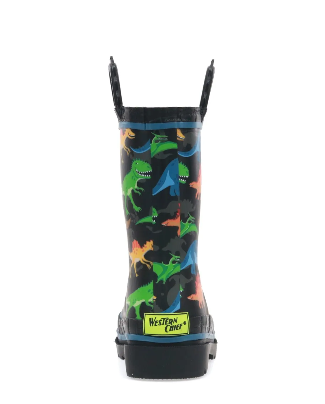 Kids Dino World Rain Boot - Black