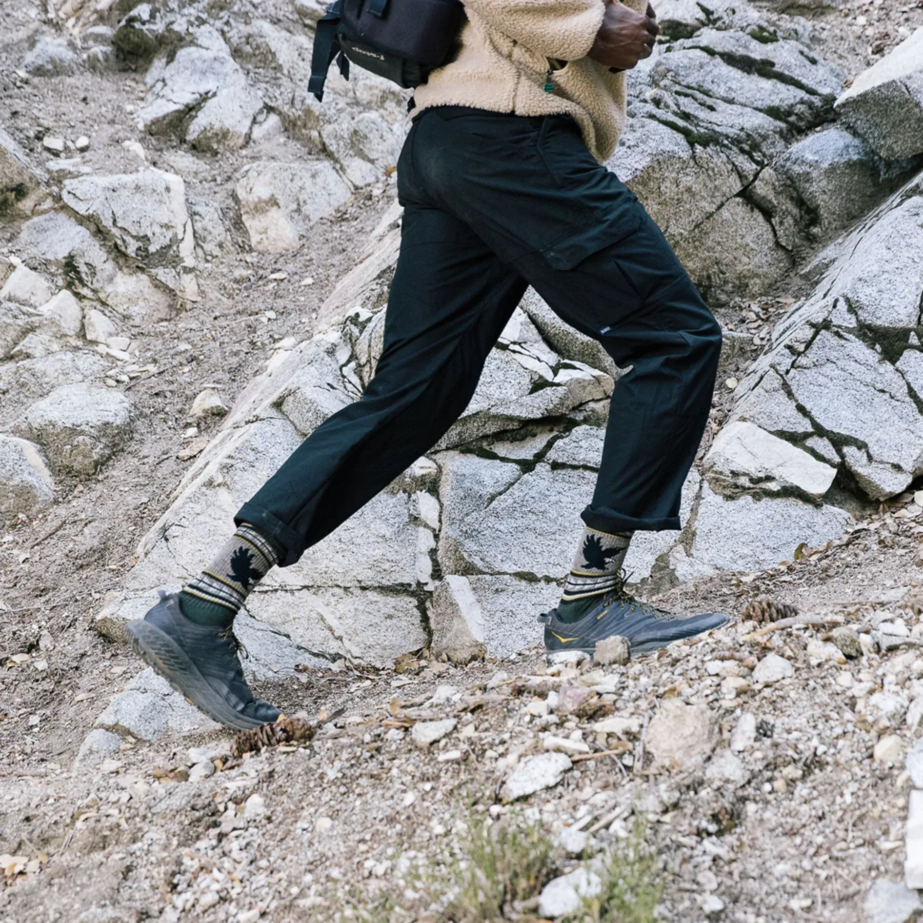 Men's Boot VanGrizzle Midweight Hiking Socks (Forest)