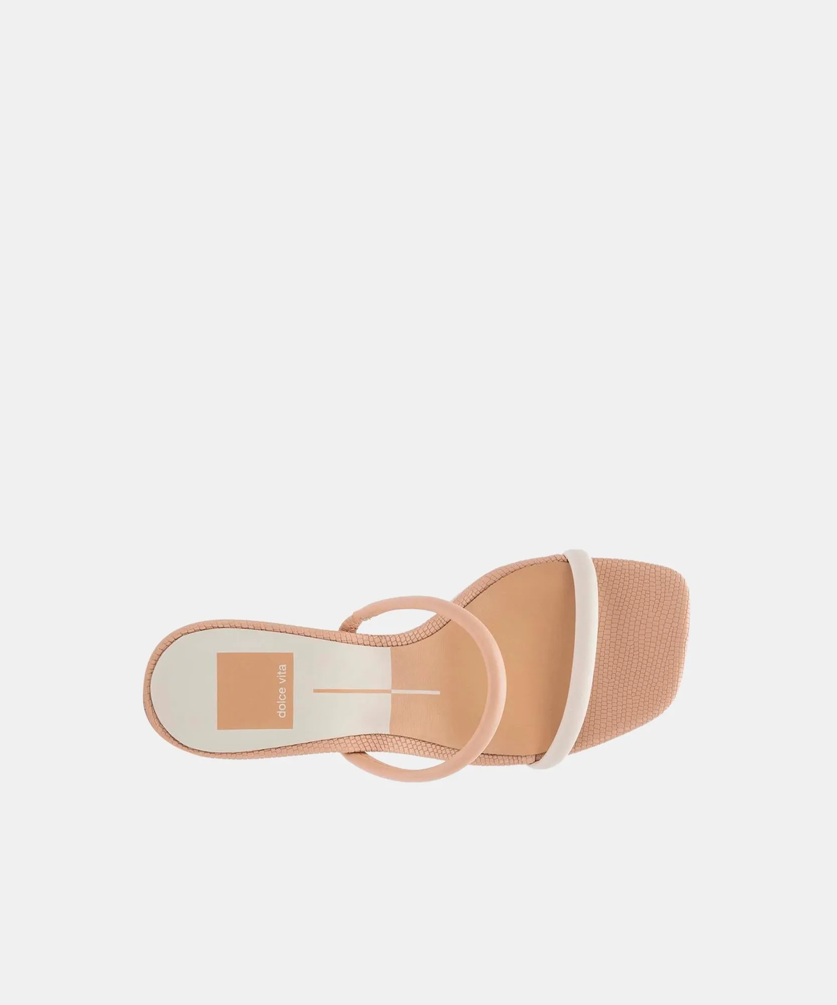 NOLES HEELS IN NATURAL WHITE - re:vita