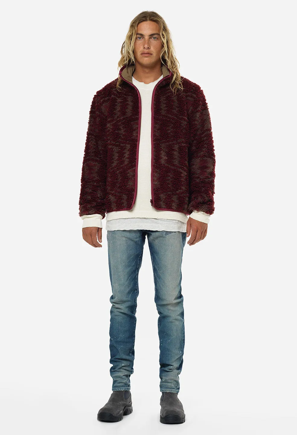 Polar Fleece Full Zip / Roan Jacquard