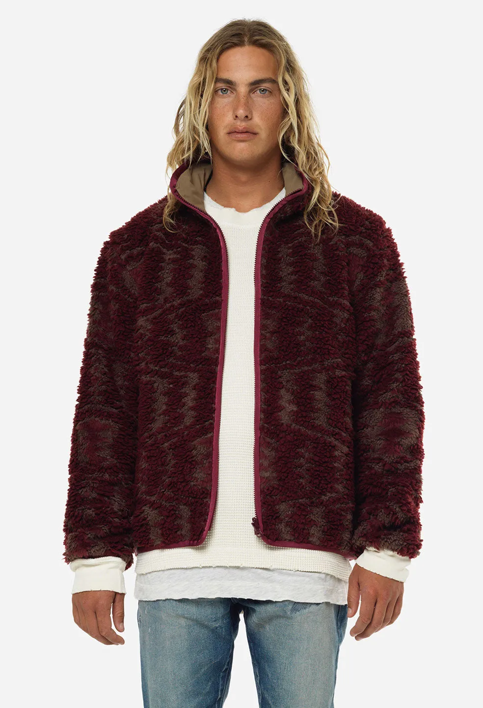 Polar Fleece Full Zip / Roan Jacquard