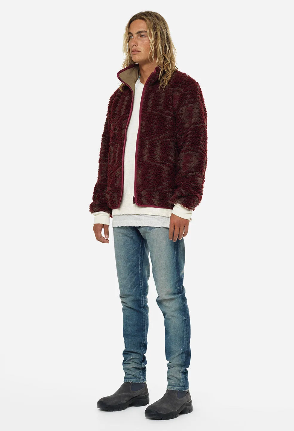 Polar Fleece Full Zip / Roan Jacquard