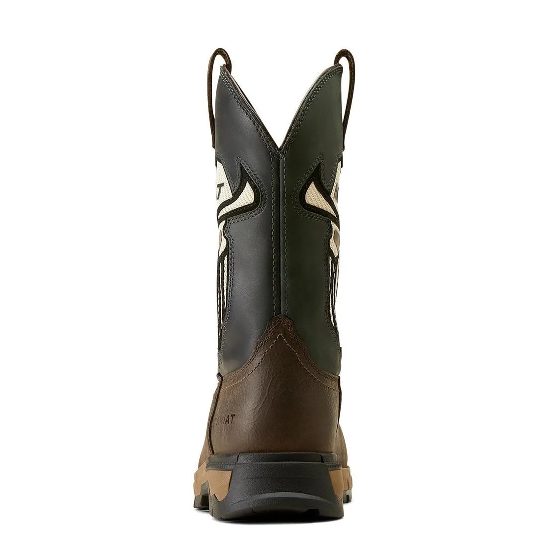 Rebar Flex VentTEK Incognito Composite-Toe Western Work Boot Iron Coffee