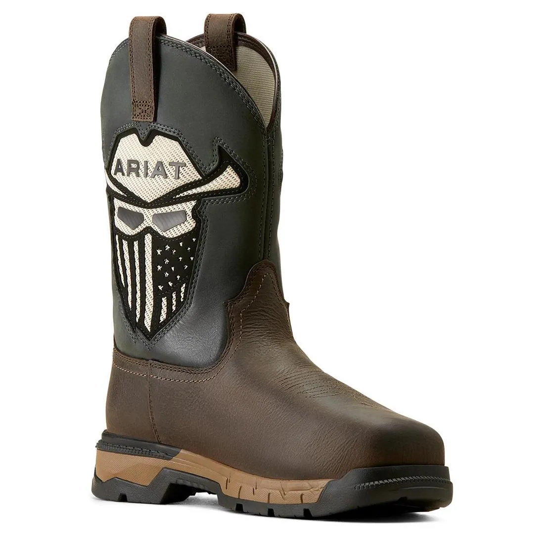 Rebar Flex VentTEK Incognito Composite-Toe Western Work Boot Iron Coffee