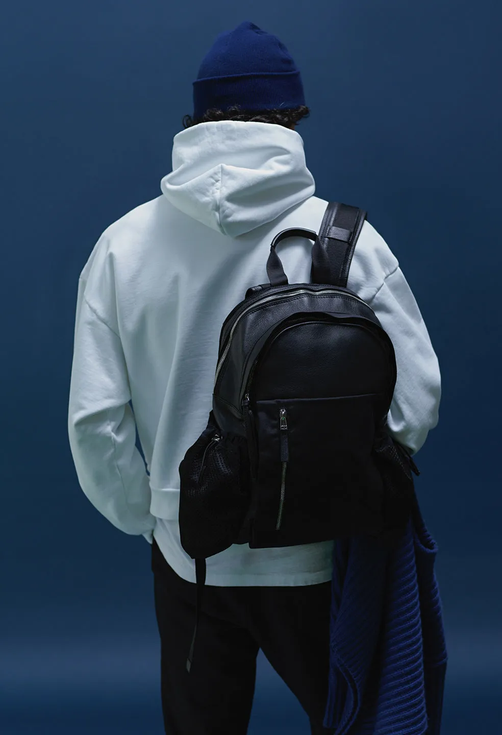 Replica Oversized Cropped Hoodie / White